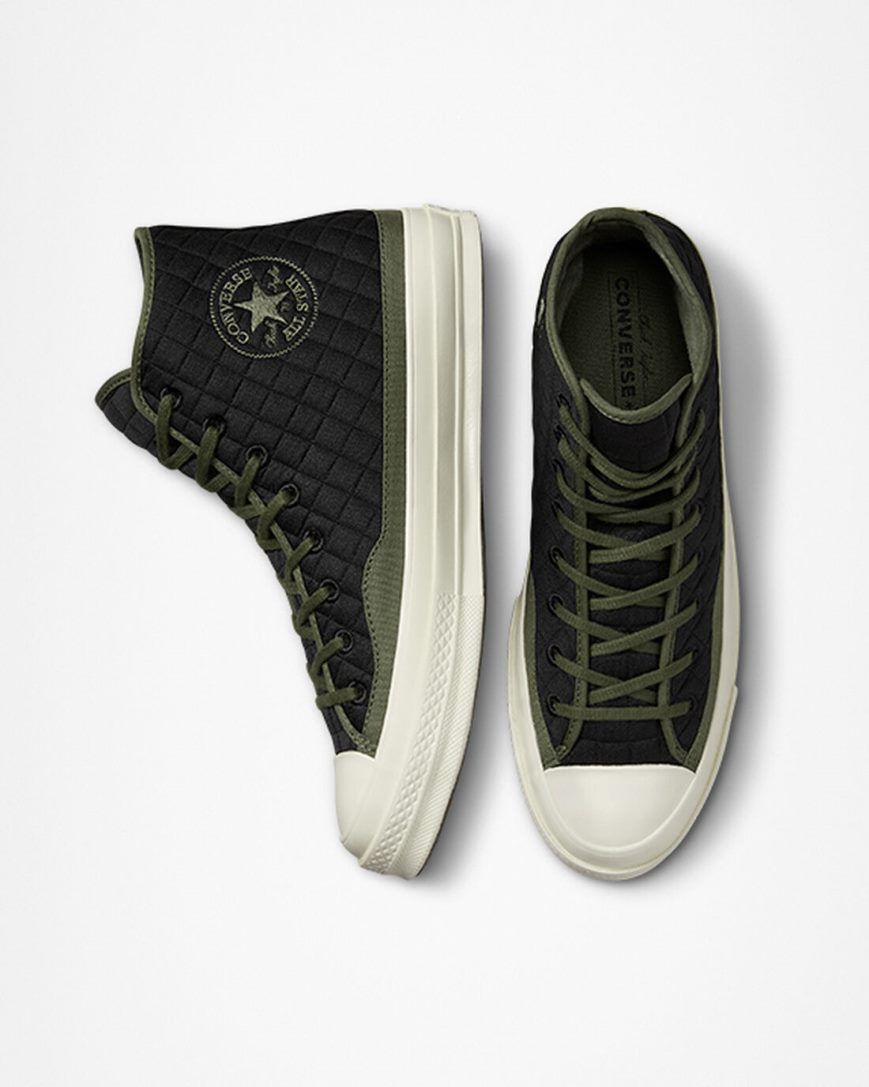 Zapatillas Altas Converse Chuck 70 Acolchado Hombre Negras | PE 8LWEP0